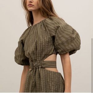 moon river plaid mini dress